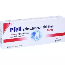 PFEIL Zahnschmerz-Tabletten forte Filmtabletten, 10 St