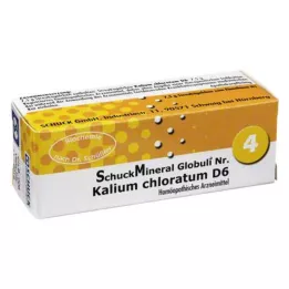 SCHUCKMINERAL Globuli 4 potassium chloratum D6, 7.5 g