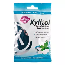 MIRADENT Xylitol drops sugar -free mint, 60 g