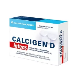 CALCIGEN D intens 1000 mg/880 IU chewable tablets, 120 pcs