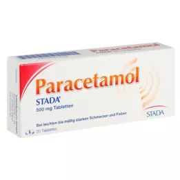 PARACETAMOL STADA 500 mg tablets, 20 pcs