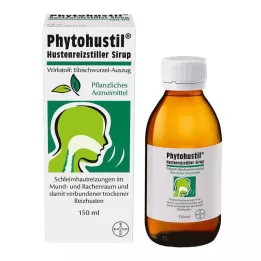 PHYTOHUSTIL Cough suppressant syrup, 150 ml