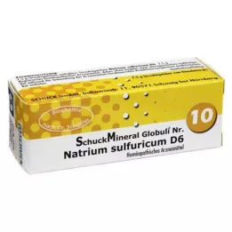 SCHUCKMINERAL Globuli 10 sodium sulfuricum D6, 7.5 g
