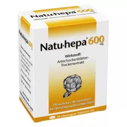 NATU HEPA 600 mg coated tablets, 50 pcs