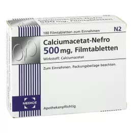 CALCIUMACETAT NEFRO 500 mg film -coated tablets, 100 st
