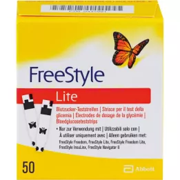 FREESTYLE Lite test strips without coding, 50 pcs