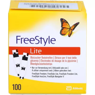 FREESTYLE Lite test strips without coding, 100 st FREESTYLE Lite test strips without coding, 100 st