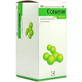 COTAZYM 40,000 pellet gastric -resistant capsules, 100 pcs
