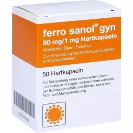 FERRO SANOL Gyn Hartkaps.m.Msr.überz.pellets, 50 pcs