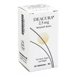 DEACURA 2.5 mg tablets, 50 hours