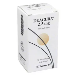 DEACURA 2.5 mg tablets, 100 hours