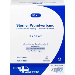 WUNDVERBAND steril 8x10 cm, 50 St
