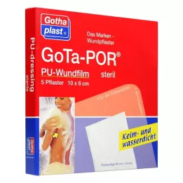 GOTA-POR PU Wundfilm 10x6 cm sterile pavement, 5 pcs