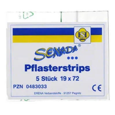 Senada plaster strips 19x72 mm, 5 pcs