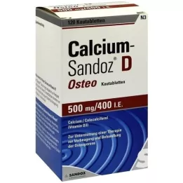 CALCIUM SANDOZ D Osteo 500 mg/400 IU μασώμενο δισκίο, 120 τεμ
