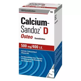 CALCIUM SANDOZ D Osteo 500 mg/400 IU chewable tablet, 120 pcs