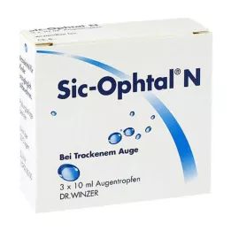 SIC OPHTAL N eye drops, 3X10 ml