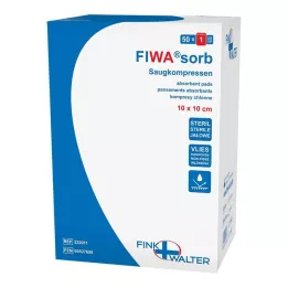VERBANDKOMPRESSEN Absorbent pad sterile 10x10 cm, 50 pcs