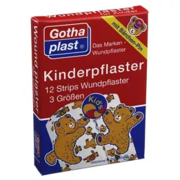 GOTHAPLAST Childrens plaster strips, 12 pieces