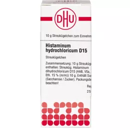 HISTAMINUM Hydrochloricum D 15 Globuli, 10 g
