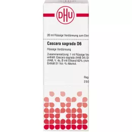 CASCARA SAGRADA D 6 Dilution, 20 ml