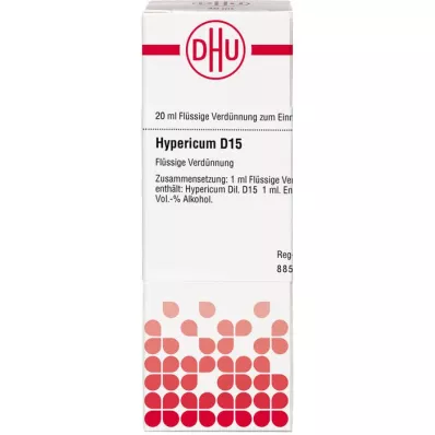 HYPERICUM D 15 Dilution, 20 ml HYPERICUM D 15 Dilution, 20 ml