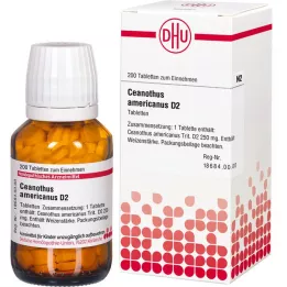 CEANOTHUS AMERICANUS D 2 tablets, 200 pcs