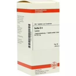 SCILLA D 4 tablets, 200 pcs