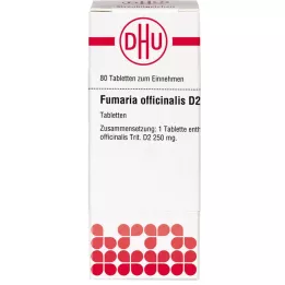 FUMARIA OFFICINALIS D 2 tablets, 80 pcs