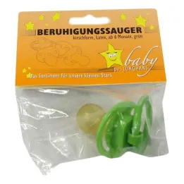 Soother cherry f.lat.from 6 sts green (1 piece)
