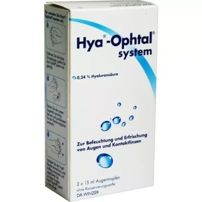 HYA-OPHTAL system Augentropfen, 2X15 ml