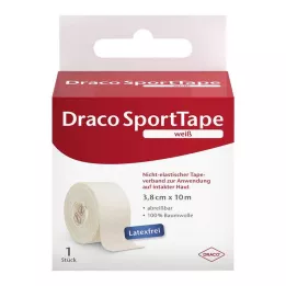 DRACO TAPEVERBAND 3.8 cmx10 m white, 1 piece