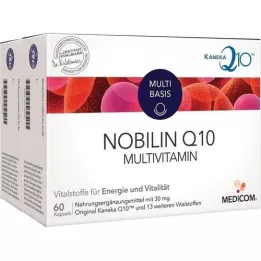 NOBILIN Q10 Multivitamin Capsules, 120 stk