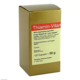 THIAMIN Vitamin B1 capsules, 120 pcs