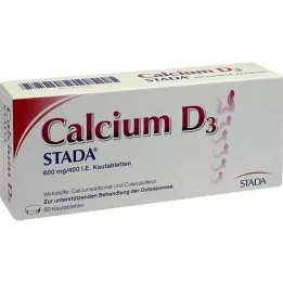 CALCIUM D3 STADA 600 mg/400 I.E. Kautabletten, 50 St