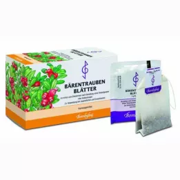 BÄRENTRAUBENBLÄTTER Filter bags, 20X3 g