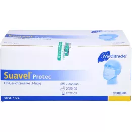 MUNDSCHUTZ OP M.Gummiband Hellblau, 50 pcs