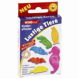 Childrens plasters funny animals (10 pieces)