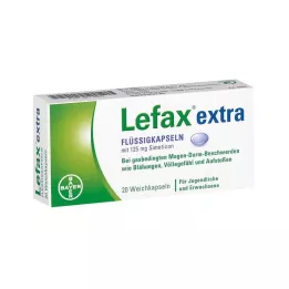 LEFAX Extra liquid capsules, 20 hours