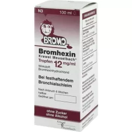 BROMHEXIN KREWEW MEUSELB.DROPTE 12MG/ml, 100 ml