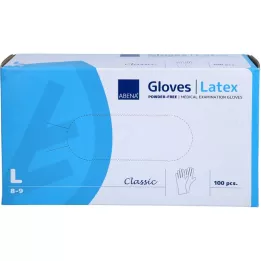HANDSCHUHE latex unpowdered large 4389, 100 st