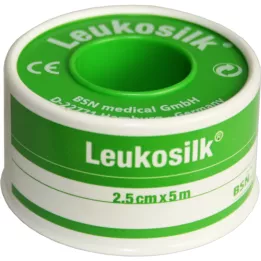 LEUKOSILK 2.5 cmx5 m, 1 pcs