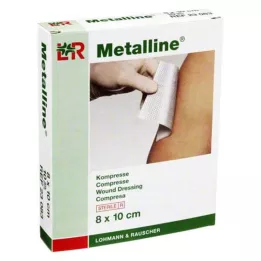 METALLINE Compresses 8x10 cm sterile, 10 pcs