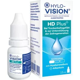 HYLO-VISION HD Plus eye drops, 15 ml