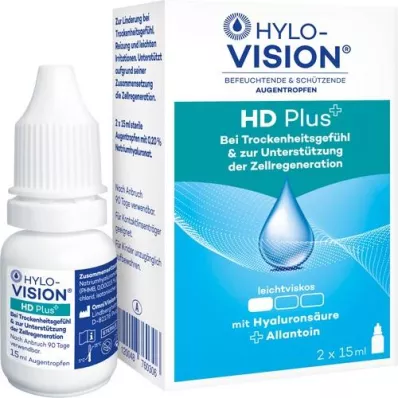 HYLO-VISION HD Plus Augentropfen, 2X15 ml