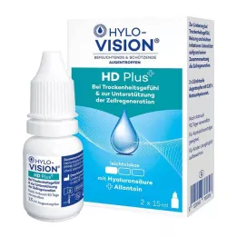 HYLO-VISION HD Plus eye drops, 2X15 ml