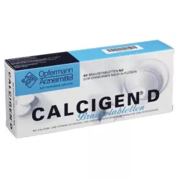 CALCIGEN D 600 mg/400 IU effervescent tablets, 40 pcs