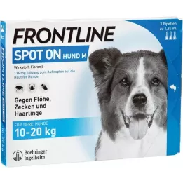 Frontline Helyszín kutyán m 134 mg, 3 db