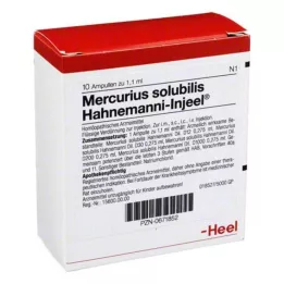MERCURIUS SOLUBILIS INJEEL Hahnemanni ampoules, 10 pcs