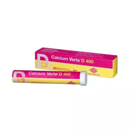 CALCIUM VERLA D 400 effervescent tablets, 20 pcs